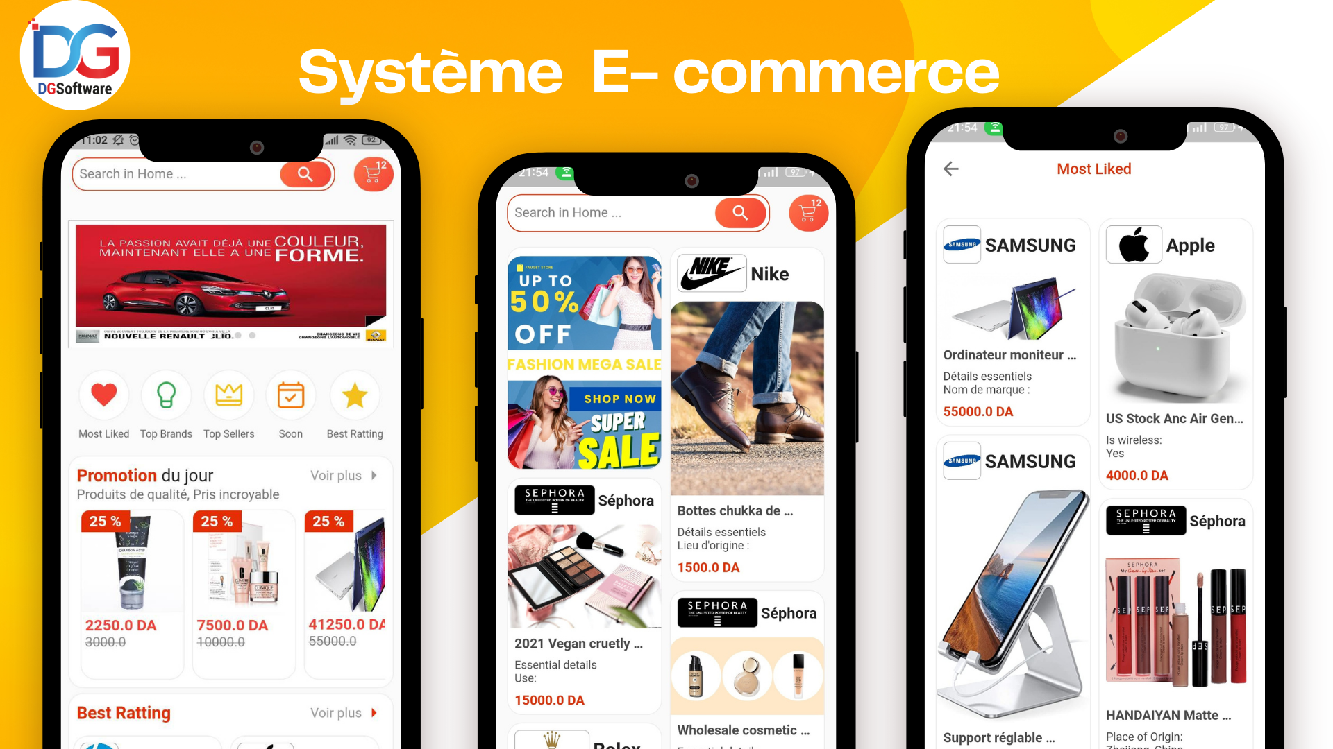 App E-commerce B2B B2C